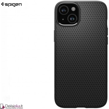 Spigen Liquid Air dėklas - juodas (Apple Iphone 15)